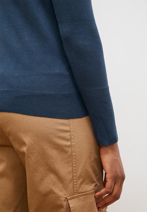 edit - Polo neck- navy1