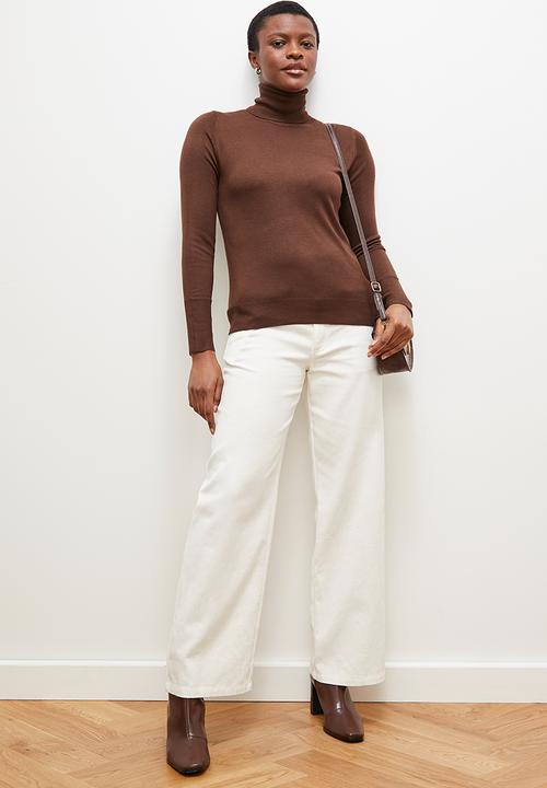 edit - Polo neck - choc