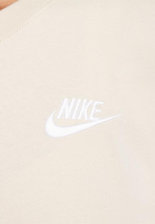 Nike - W nsw tee club - sanddrift/white