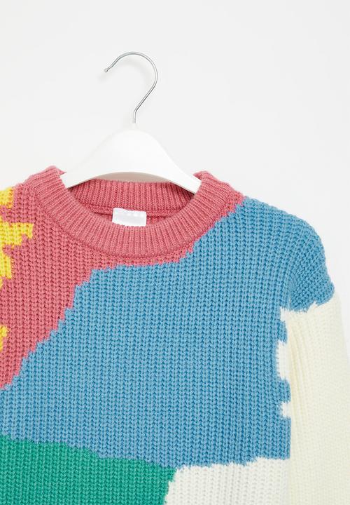 Pop Candy - Colourblock jersey - multi
