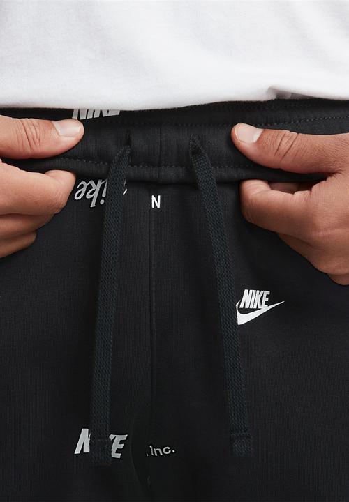 Nike - M nk club+ bb jggr aop - black