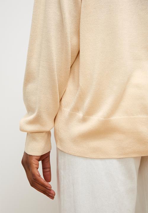 edit - Collared pullover - sand