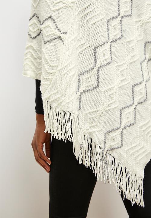 edit - Emmie poncho - cream