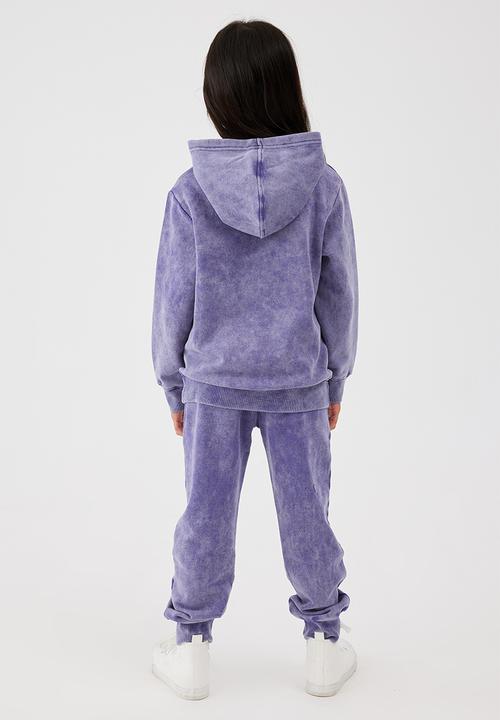 Cotton On - Marlo track pant - purple lake wash