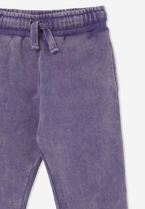 Cotton On - Marlo track pant - purple lake wash