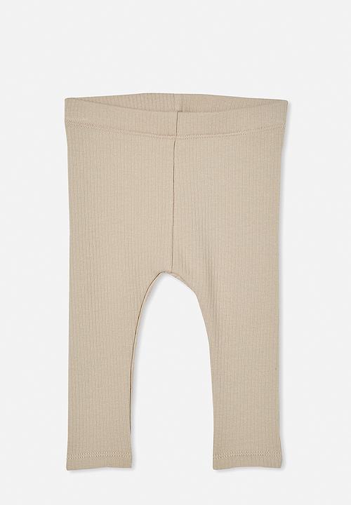 Cotton On - Rib fleece jogger - rainy day
