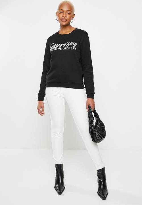 SISSY BOY - Avril: crew neck sweater - black