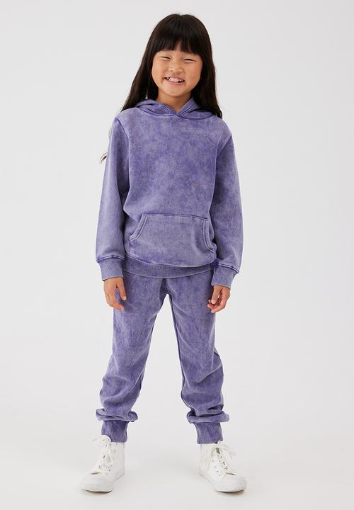 Cotton On - Milo hoodie - purple lake wash