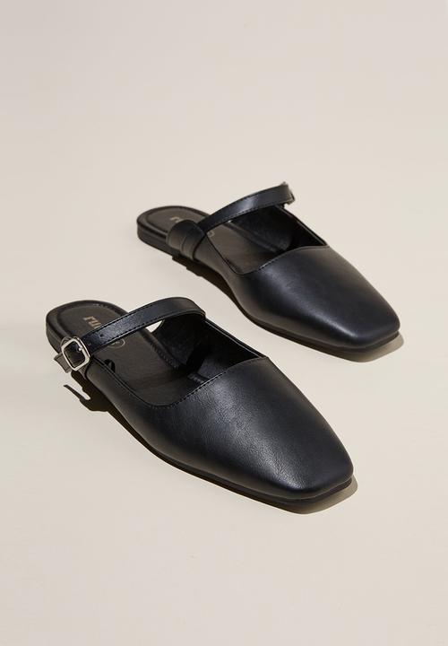 Cotton On - Mary Jane Mule - Black Pu