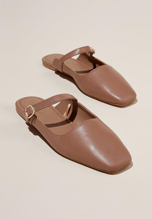 Cotton On - Mary Jane Mule - Cool Brown Pu