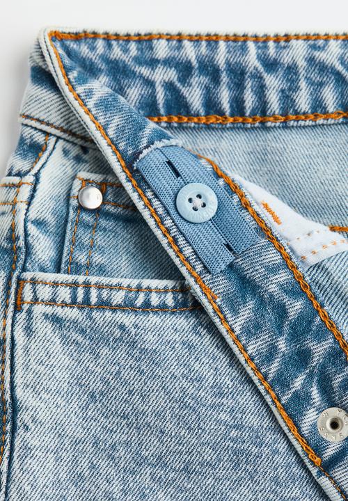 H&M - Loose fit jeans - light denim blue/keith haring