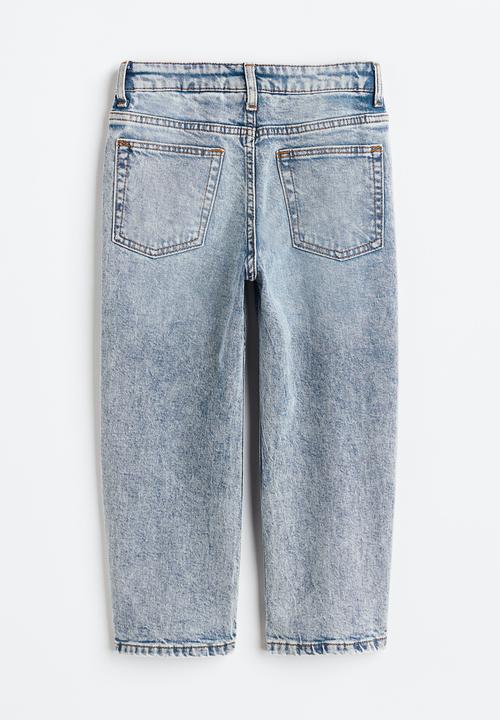 H&M - Loose fit jeans - light denim blue/keith haring