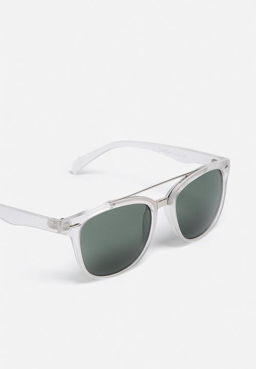 Lundun - Transulecent topbar sunglasses - clear