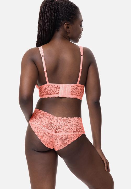 DORINA - Lana 2 pack brief - coral & blue