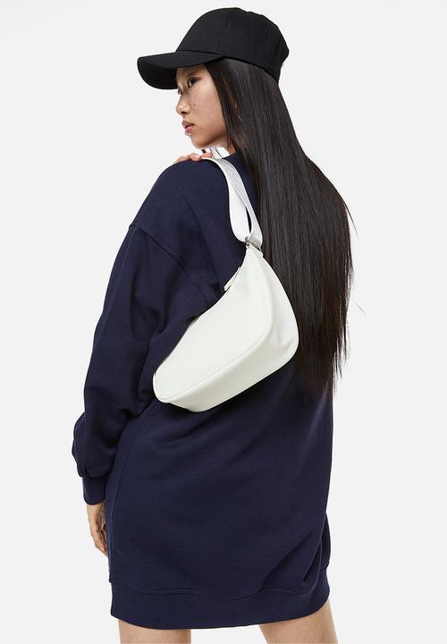H&M - Oversized printed sweatshirt dress - dark blue/yale 