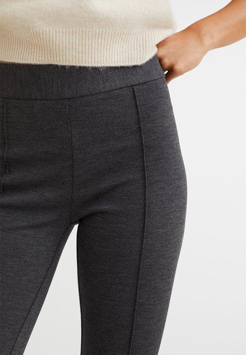 H&M - Crease-leg leggings - grey