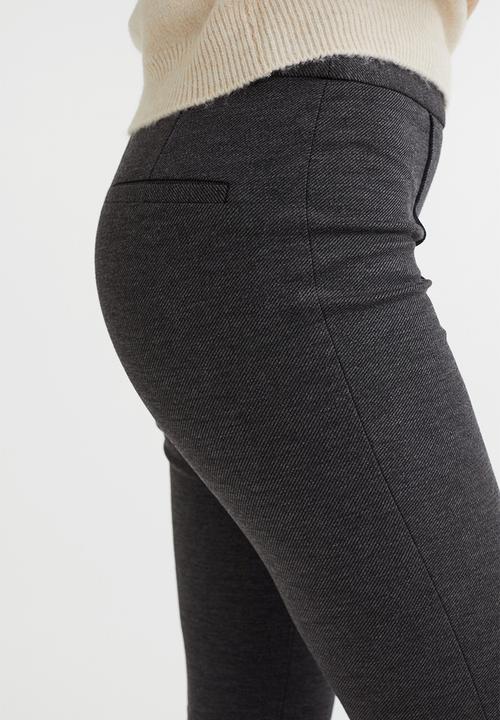 H&M - Crease-leg leggings - grey