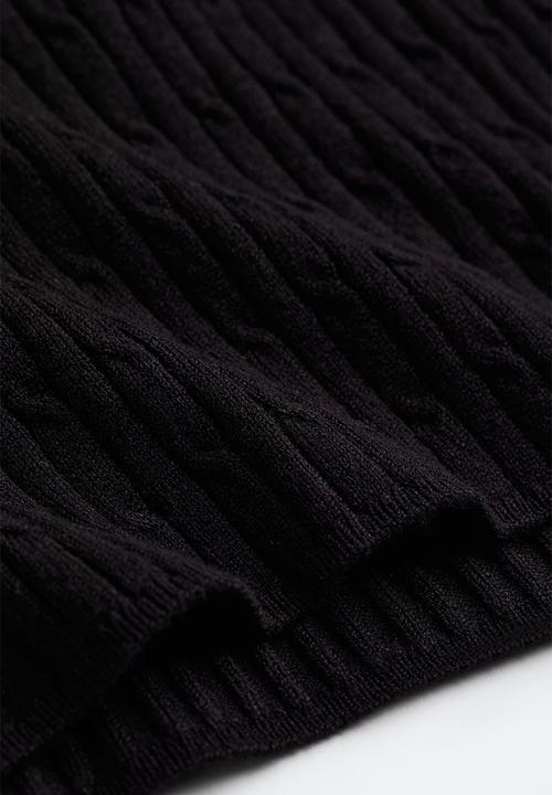 H&M - Knitted top - black