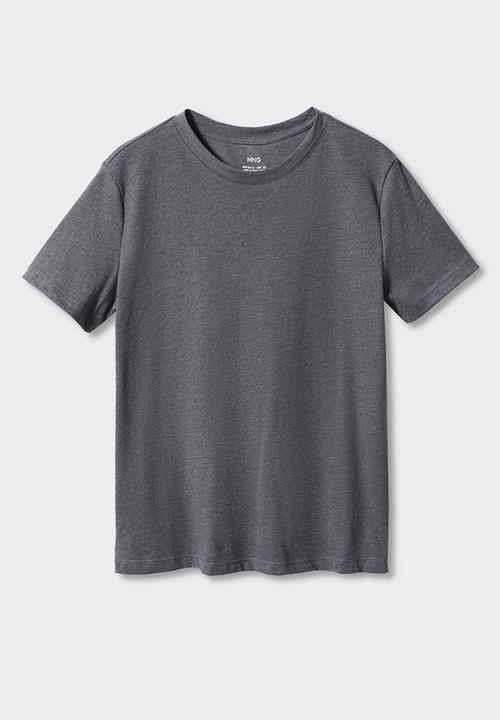 MANGO - T-shirt chalaca - grey