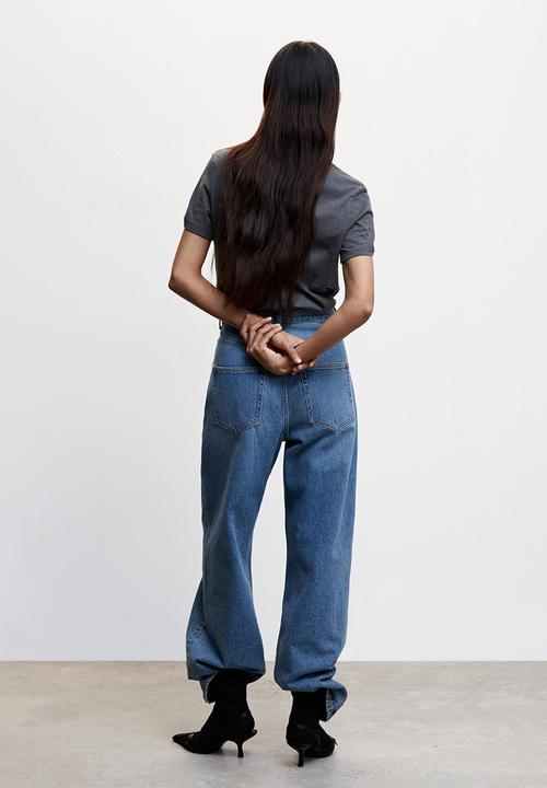 MANGO - T-shirt chalaca - grey