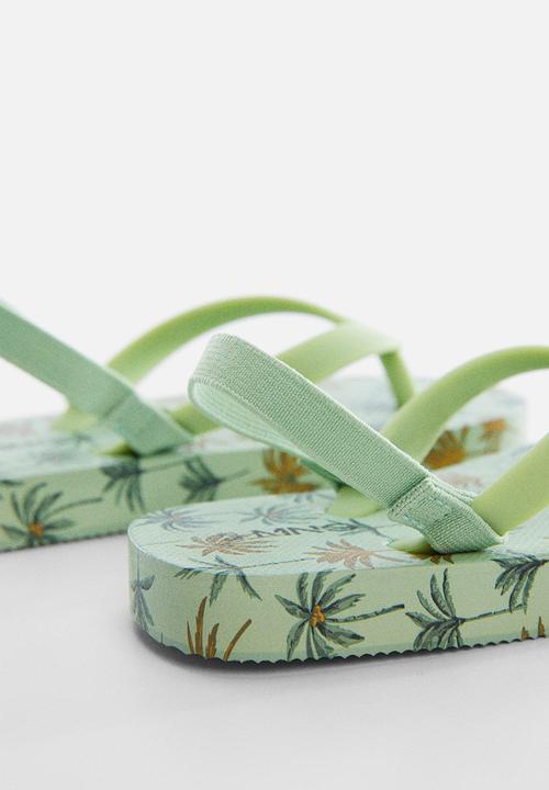 MANGO - Flip-flop palmb - verde