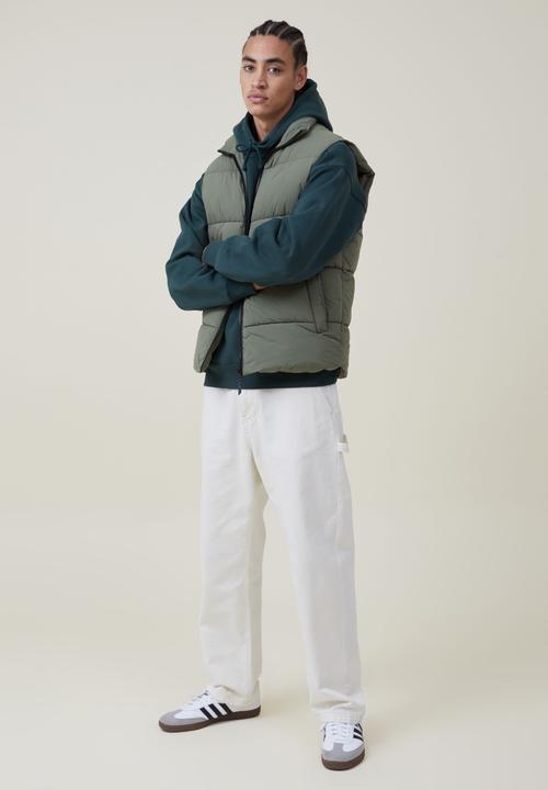 Cotton On - Essential fleece pullover - Pine needle green