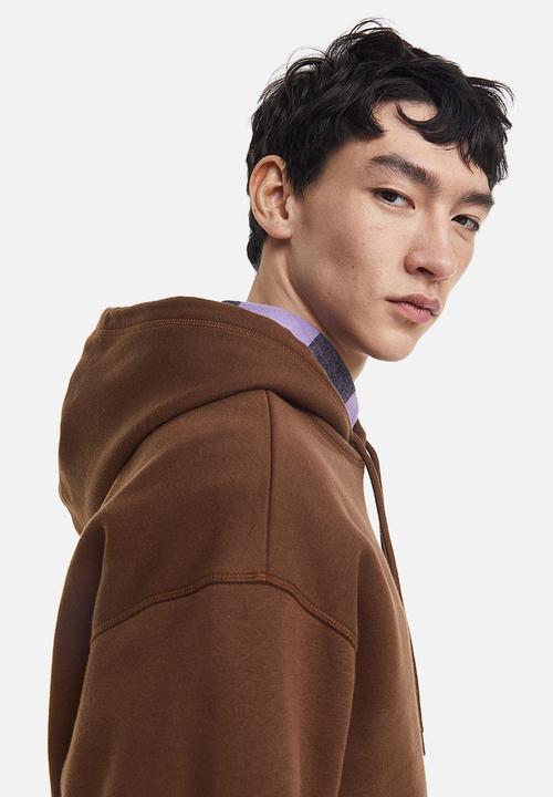 H&M - Relaxed fit hoodie - brown