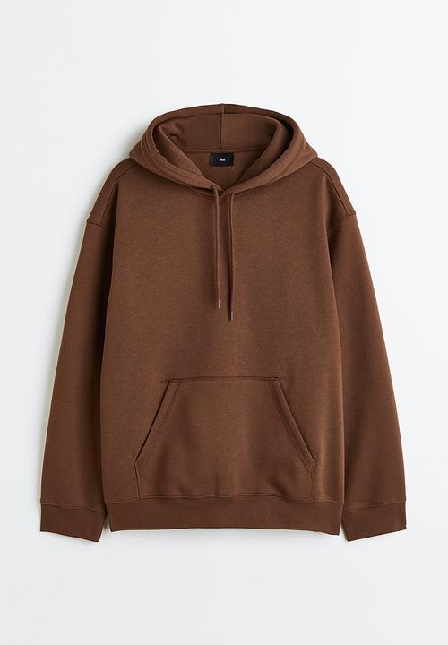 H&M - Relaxed fit hoodie - brown