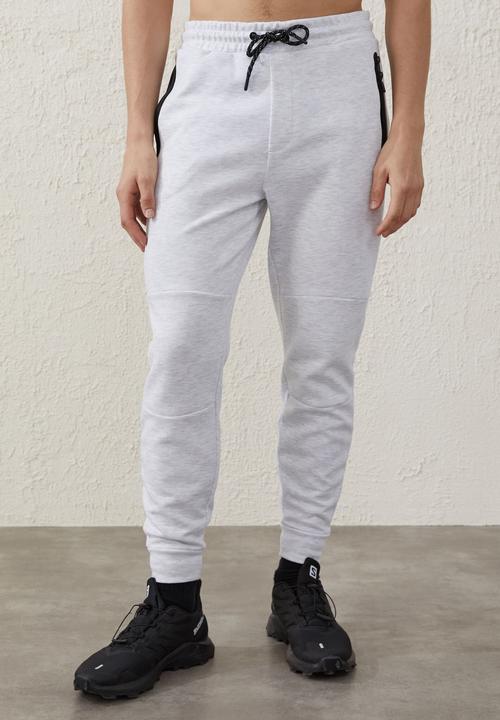 Cotton On - Tech track pants - grey texture
