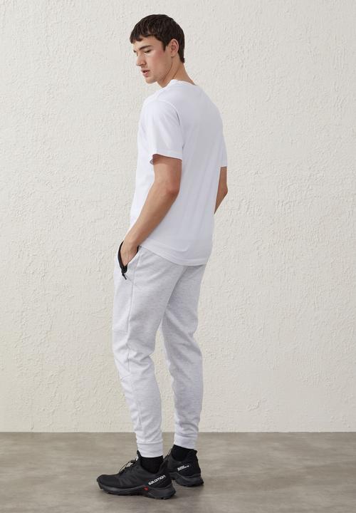 Cotton On - Tech track pants - grey texture
