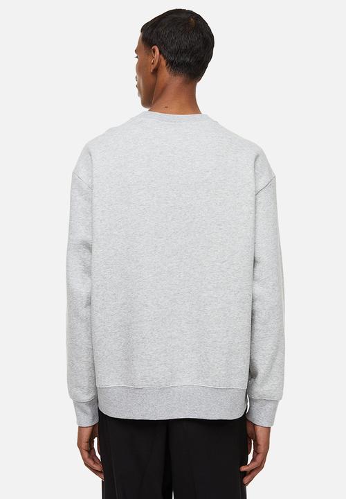 H&M - Relaxed fit printed sweatshirt - light grey marl/perception