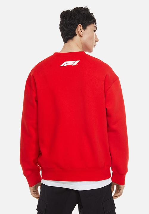 H&M - Relaxed fit sweatshirt - red/formula 1