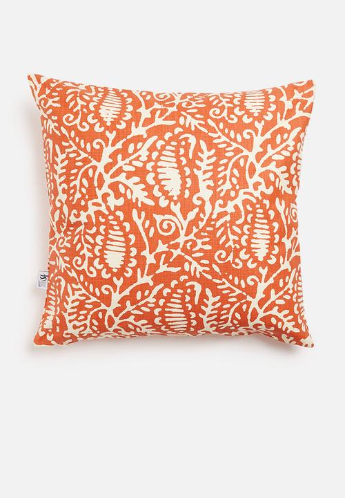 Sixth Floor - Lila cushion cover - rust
