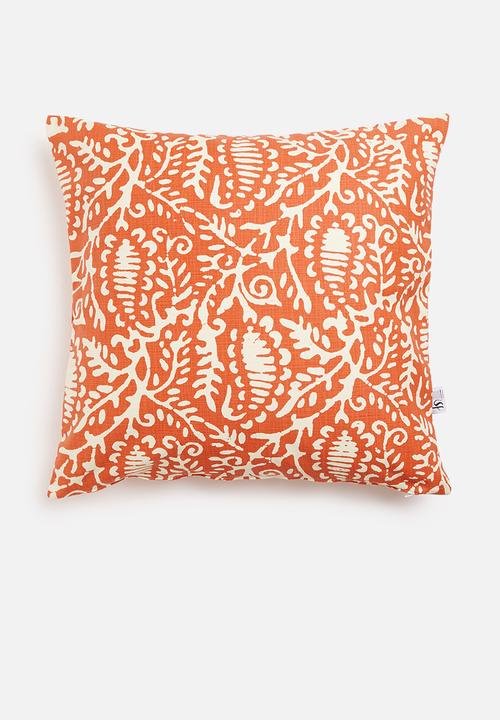Sixth Floor - Lila cushion cover - rust