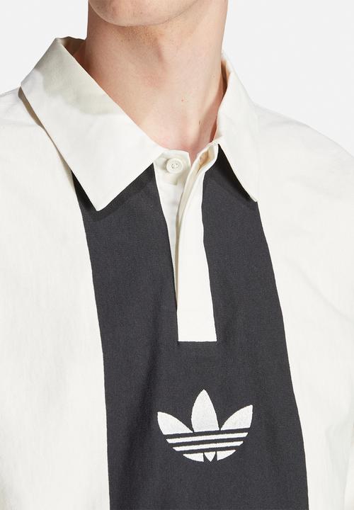 adidas Originals - Hack rugby tee - black & white