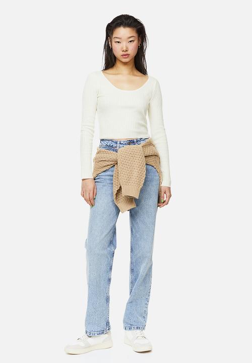 H&M - Knitted top - cream