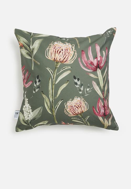Sixth Floor - Locke cushion cover - Green