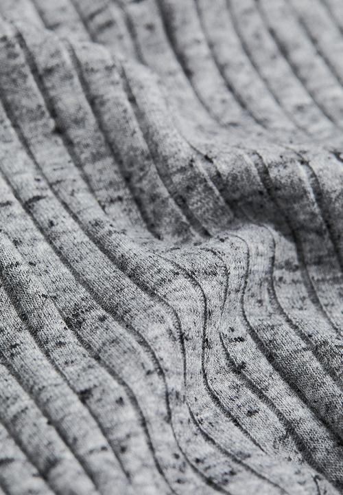H&M - Flared leggings - light grey marl 