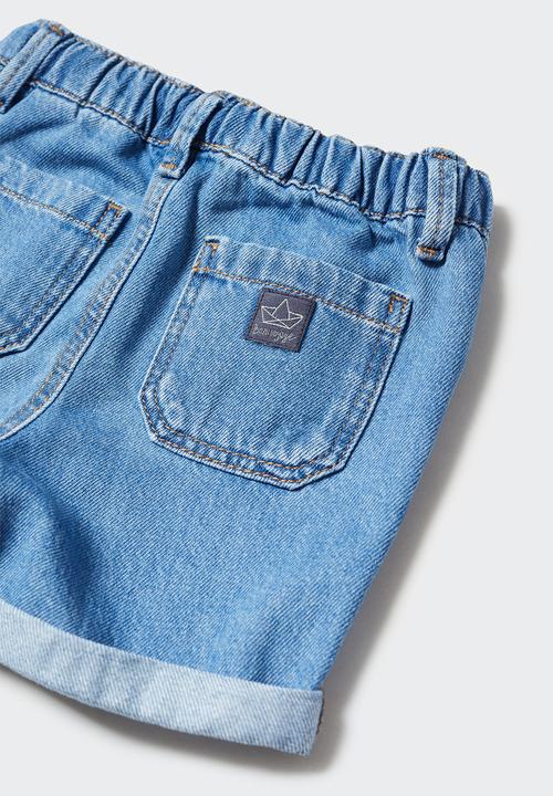 MANGO - Bermuda shorts cancun - mid blue