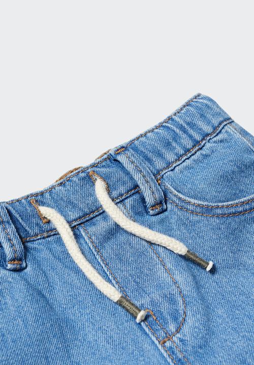 MANGO - Bermuda shorts cancun - mid blue