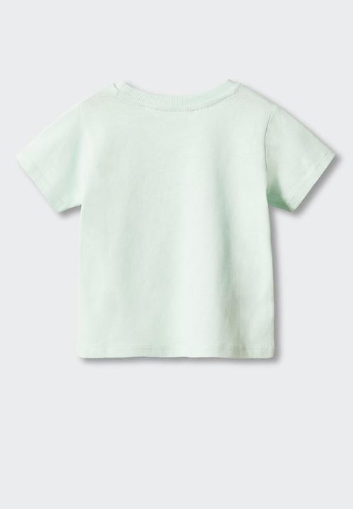 MANGO - T-shirt window - aqua