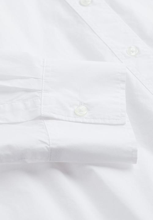 H&M - Cotton poplin shirt - white