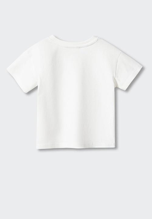 MANGO - T-shirt mariner - off white