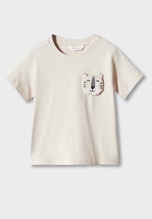 MANGO - T-shirt jan - arena