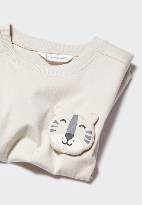 MANGO - T-shirt jan - arena