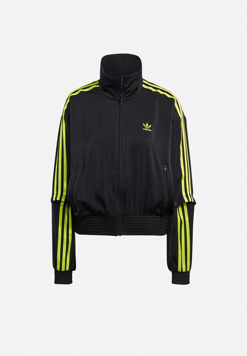 adidas Originals - Satin firebird track top - black