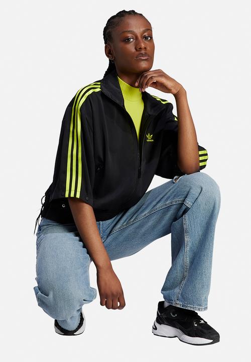 adidas Originals - Satin firebird track top - black