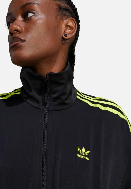 adidas Originals - Satin firebird track top - black