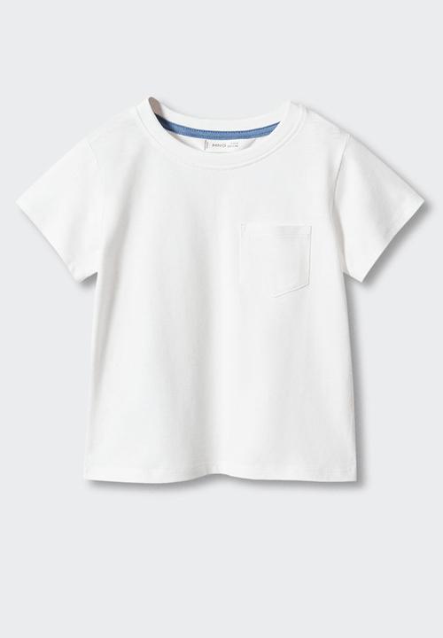 MANGO - T-shirt basicb4 - off white