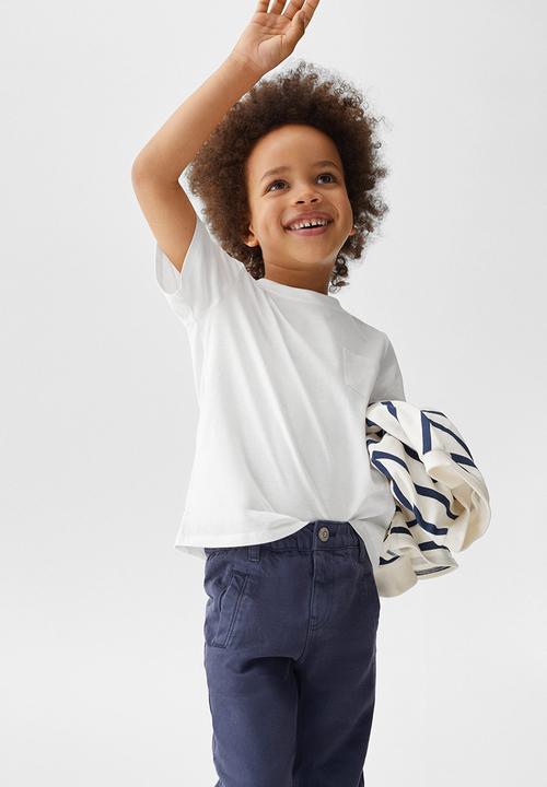 MANGO - T-shirt basicb4 - off white